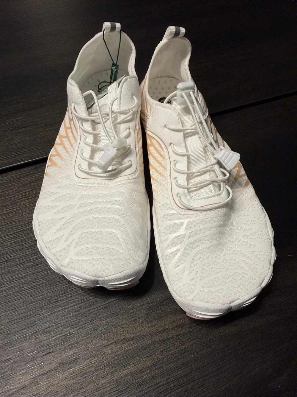 NWT Hike Footwear Lorax Pro Barefoot Shoes White Peach Unisex EU 41 / W10 M8.5